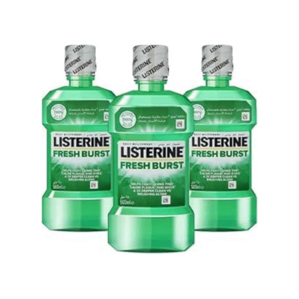 Listerine, Mouthwash 500Ml, 2+1 Pack