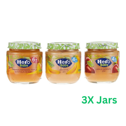 HERO BABY Food Jar Assorted, 125g, Pack of 3