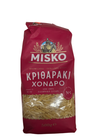 Misko SA (Athens) 3x Misko Greek Orzo Pasta Risoni Large 500g Each Made In Greece