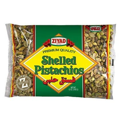 Ziyad Ziyad Shelled Pistachio Nuts 12 OZ, (Pack 1)