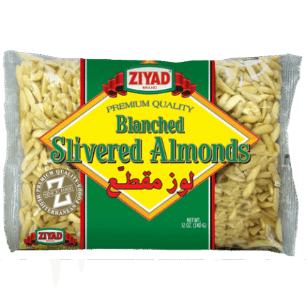 ziyad ziyad brothers blanched almonds, slivered, 12 oz