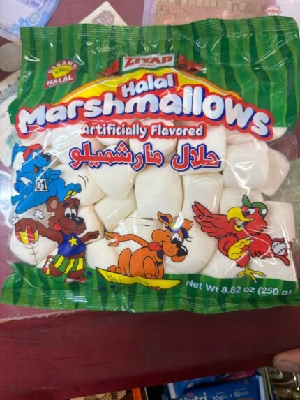 ziyad ziyad halal marshmallows, 8.82 ounce
