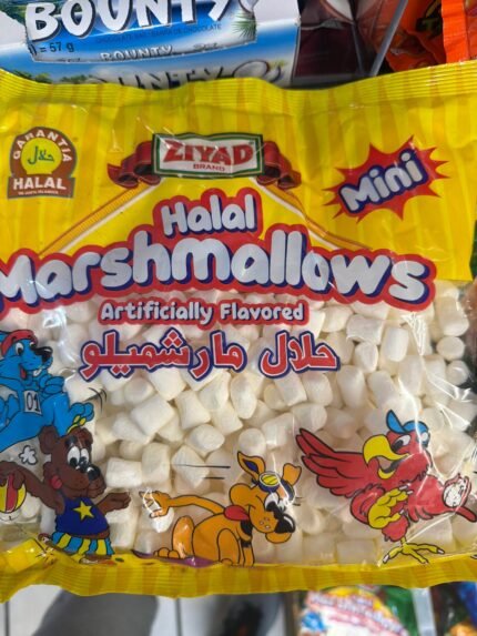 ziyad halal marshmallow mini 250g