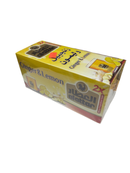 alattar ginger & lemon (natura%100with german expertise)ginger and lemon20bags tea r description