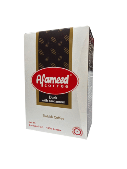 al ameed coffee dark roast ground coffee with cardamom 8 ounce