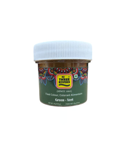three rivers food colour green
