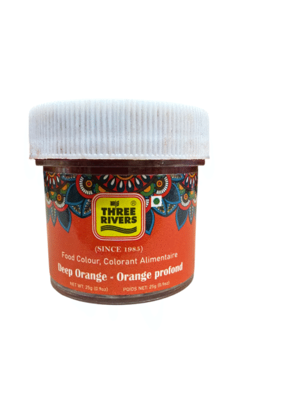 three rivers food colour deep orange