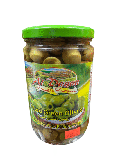 al dayaa pitted green olives