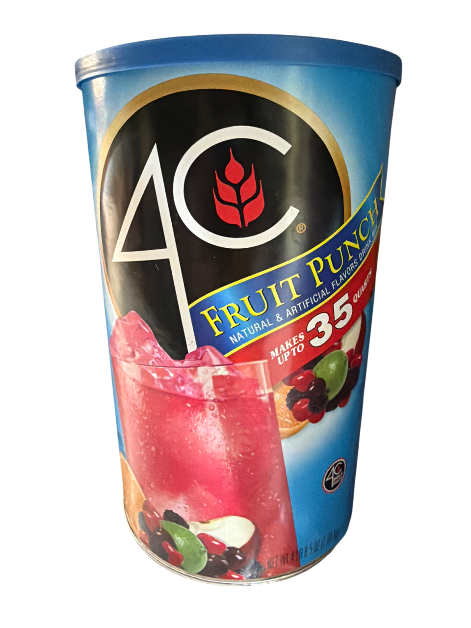 4c foods 4c drink mix fruit punch 35 quarts, 79 oz 4c foods 4c drink mix fruit punch 35 quarts, 79 oz