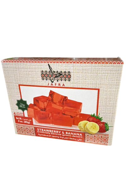 jafra strawberry & banana gelatin dessert