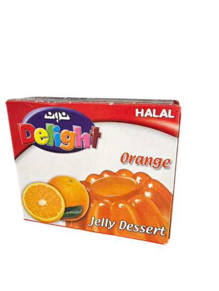 noon orange jelly dessert