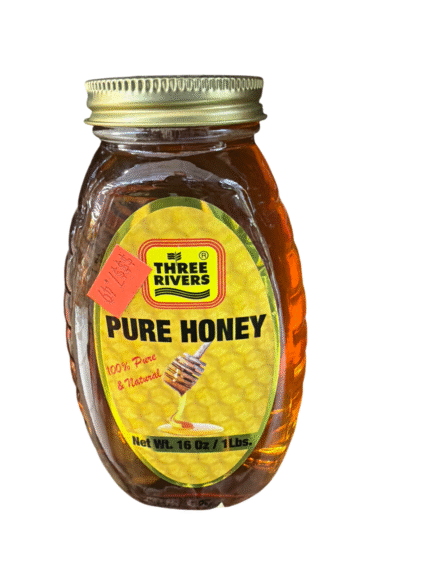 three rivers pure honey 16oz