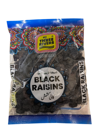 three rivers black raisins