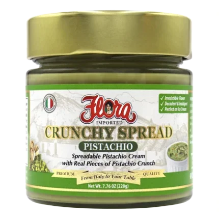 flora fine foods pistachio crunchy spread