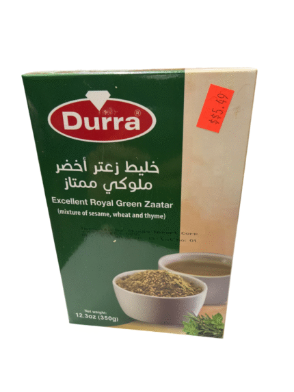 durra thym excellent royal green zaatar 350g