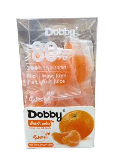 dobby orange juice soft candy