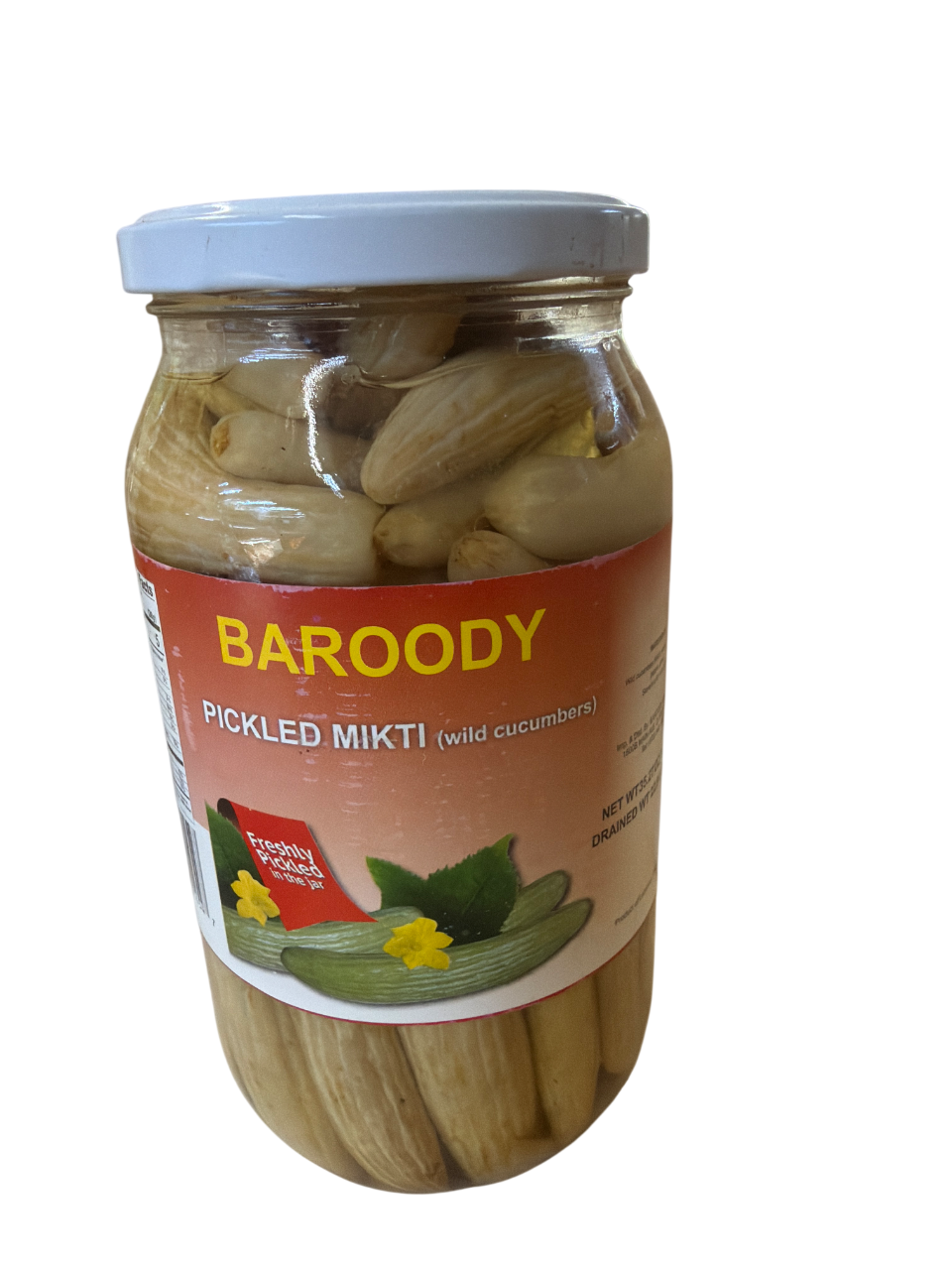 baroody pickled mikti (wild cucumber)1000g baroody pickled mikti (wild cucumber)1000g