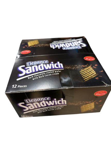 elegance sandwich dark chocolate 12 pc