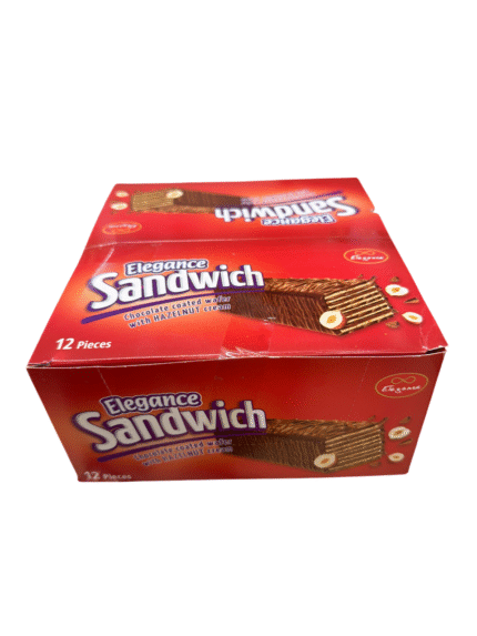 elegance sandwich with hazelnut cream 12 pc