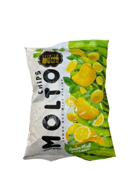 molto chips lemon mint 70g