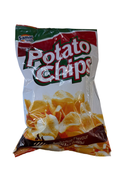 samar snacks barbecue flavor potato chips 40g