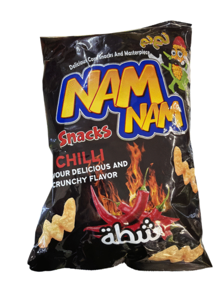 namnam snacks chili flavor 140g