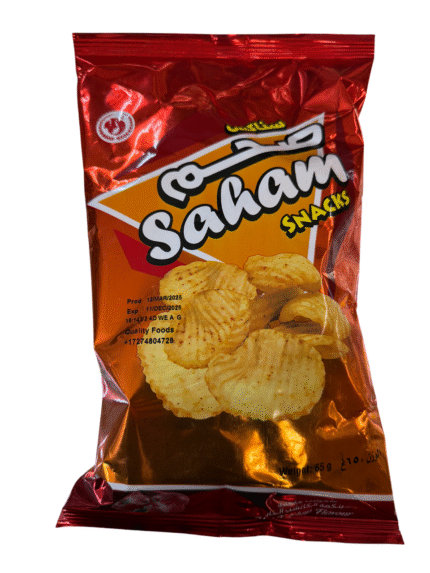 saham snacks hot ketchup flavour 65g