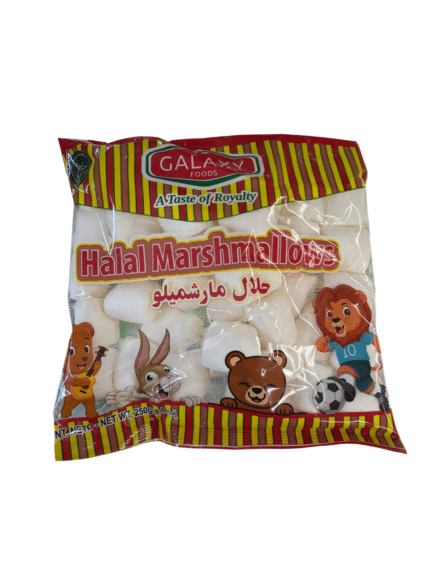 galaxy foods halal marshmallows 250g