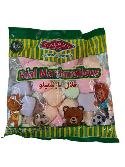 galaxy foods halal marshmallows 250g