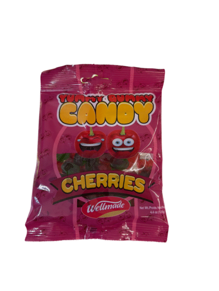 yummy gummy candy cherries 125g