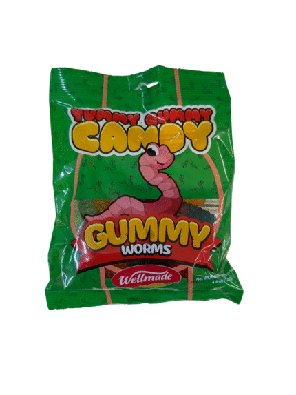yummy gummy candy gummy worms 125g