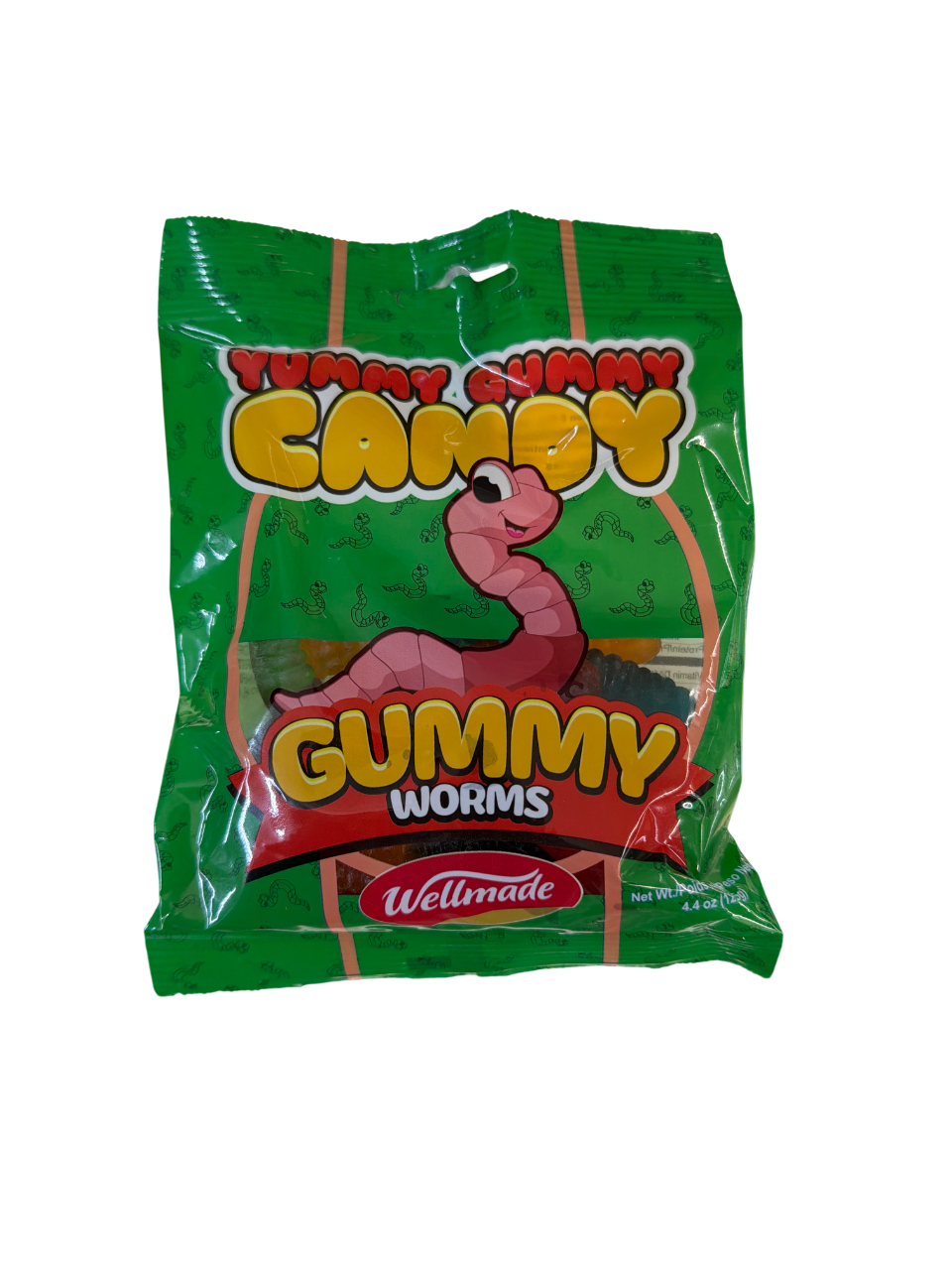 yummy gummy candy gummy worms 125g yummy gummy candy gummy worms 125g