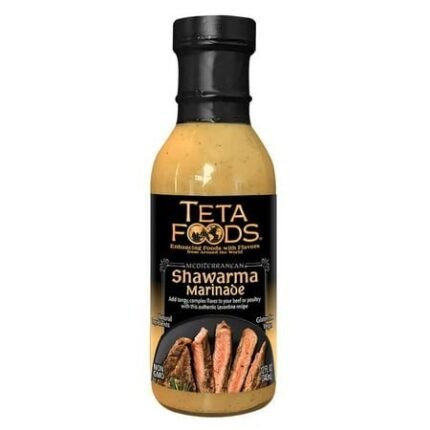 teta foods teta foods, shawarma mediterranean marinade & cooking sauce 12oz