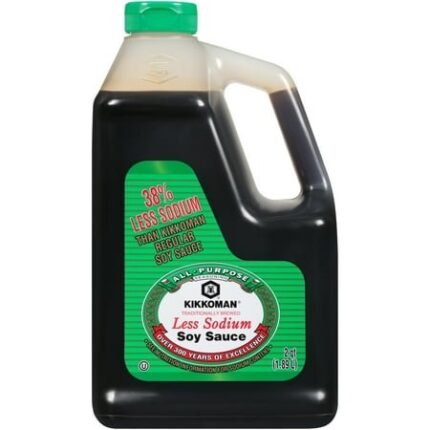 kikkoman kikkoman® less sodium soy sauce 1/2 gallon