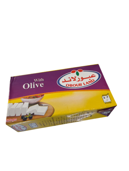 obour land soft cheese with olive 500g