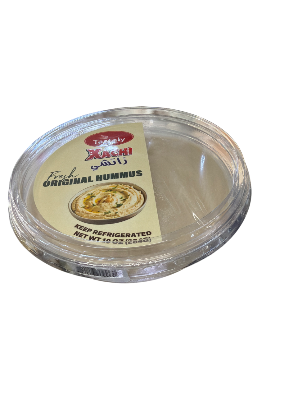 tastely xachi original hummus 10oz tastely xachi original hummus 10oz