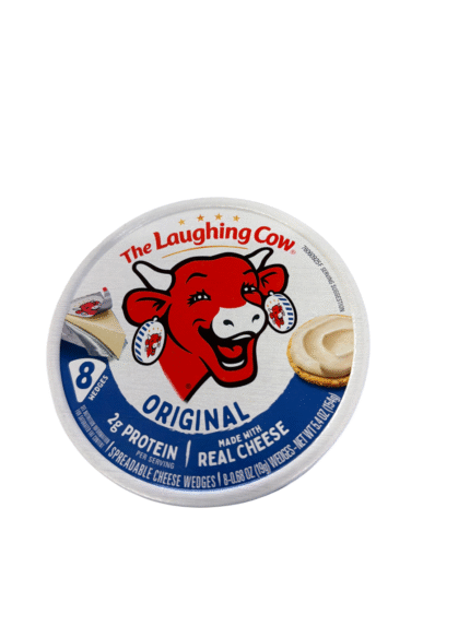 the laughing cow creamy original spreadable cheese 8 wedges