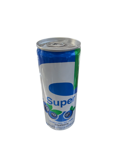 super blueberry carbonated drink 250ml