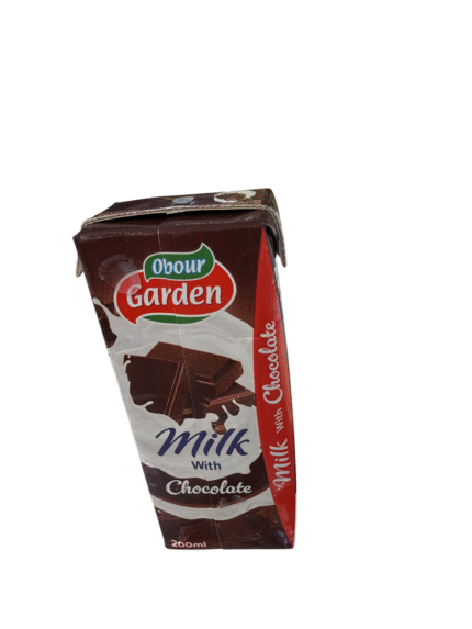 obour garden milk with chocolate 200ml