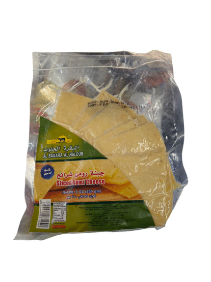 al bakara al haloub sliced romi cheese 250g