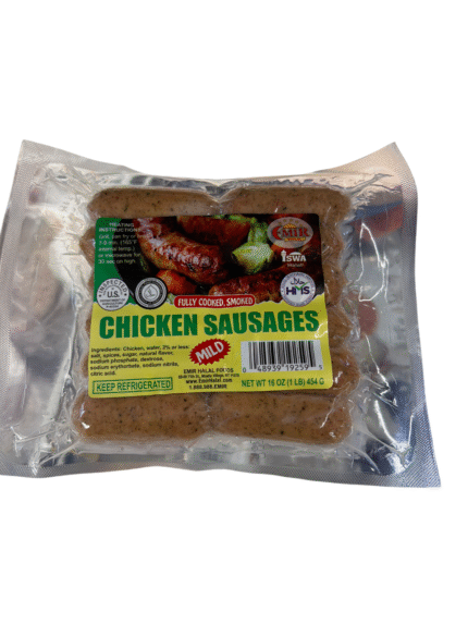 emir halal chicken sausages 16oz