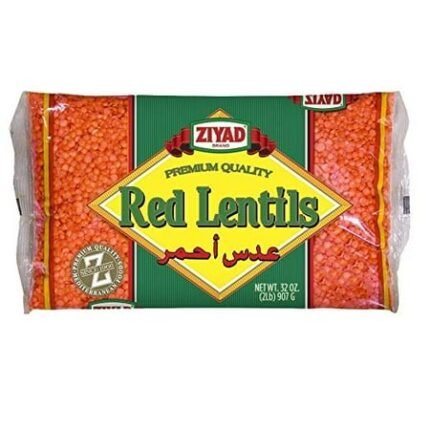 ziyad ziyad red lentils 32 oz, (pack 1)