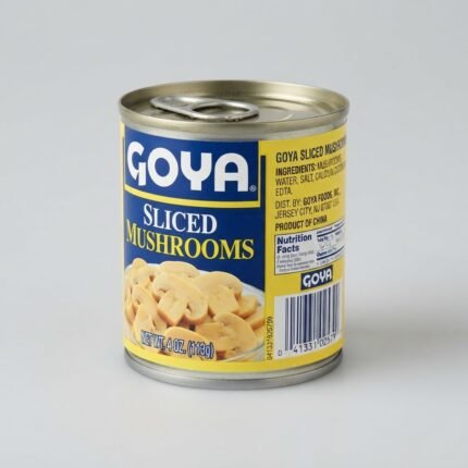 goya, sliced mushrooms