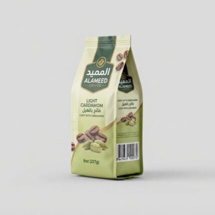 alameed coffee light with cardamom 8oz
