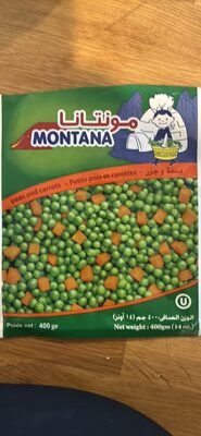 montana peas and carrots 400g