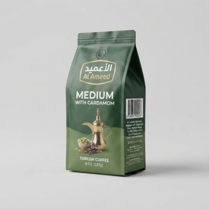 al ameed coffee medium with cardamom 8 oz